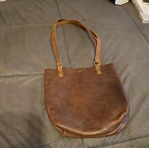 RARE In Blue Leather Rough Cut Purse
